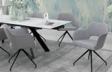 chaise-chic assise pivotante-gris-mélange-tissus-et-polyuréthane-ch093g1-2-0 chaise-chic assise pivotante-gris-mélange-tissus-et-polyuréthane-ch093g1-2-0
