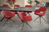 chaise-chic assise pivotante-rouge-mélange-tissus-et-polyuréthane-ch093ro-3-0 chaise-chic assise pivotante-rouge-mélange-tissus-et-polyuréthane-ch093ro-3-0